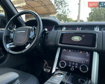Черный Ленд Ровер Рендж Ровер, объемом двигателя 5 л и пробегом 77 тыс. км за 73499 $, фото 101 на Automoto.ua