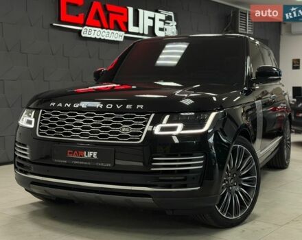 Черный Ленд Ровер Рендж Ровер, объемом двигателя 3 л и пробегом 49 тыс. км за 93500 $, фото 2 на Automoto.ua