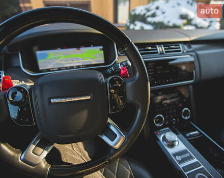 Черный Ленд Ровер Рендж Ровер, объемом двигателя 5 л и пробегом 109 тыс. км за 135000 $, фото 13 на Automoto.ua