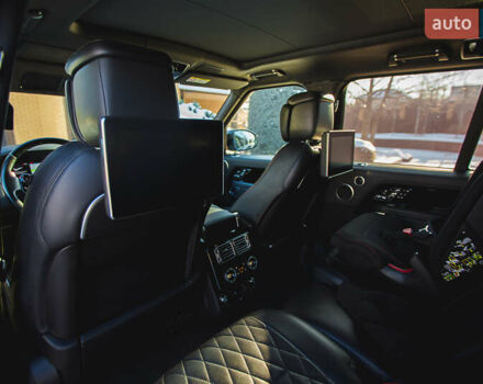 Черный Ленд Ровер Рендж Ровер, объемом двигателя 5 л и пробегом 109 тыс. км за 135000 $, фото 16 на Automoto.ua