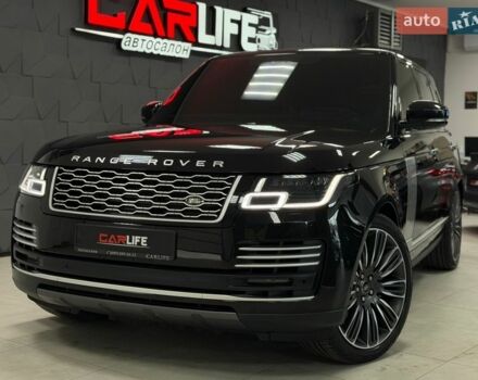 Черный Ленд Ровер Рендж Ровер, объемом двигателя 3 л и пробегом 49 тыс. км за 93500 $, фото 1 на Automoto.ua