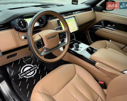 Черный Ленд Ровер Рендж Ровер, объемом двигателя 4.39 л и пробегом 67 тыс. км за 185000 $, фото 77 на Automoto.ua