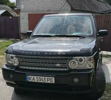 Черный Ленд Ровер Рендж Ровер, объемом двигателя 4.2 л и пробегом 220 тыс. км за 10000 $, фото 1 на Automoto.ua