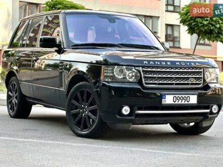 Черный Ленд Ровер Рендж Ровер, объемом двигателя 5 л и пробегом 195 тыс. км за 21000 $, фото 1 на Automoto.ua
