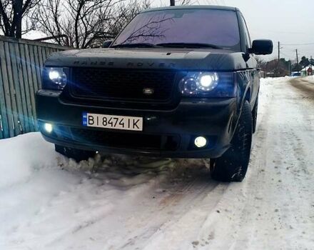 Черный Ленд Ровер Рендж Ровер, объемом двигателя 5 л и пробегом 244 тыс. км за 16000 $, фото 1 на Automoto.ua
