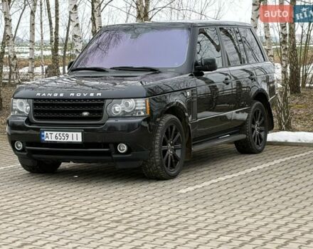Черный Ленд Ровер Рендж Ровер, объемом двигателя 5 л и пробегом 220 тыс. км за 14000 $, фото 1 на Automoto.ua