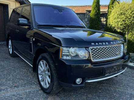 Черный Ленд Ровер Рендж Ровер, объемом двигателя 4.37 л и пробегом 186 тыс. км за 22500 $, фото 1 на Automoto.ua