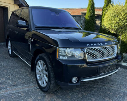 Черный Ленд Ровер Рендж Ровер, объемом двигателя 4.37 л и пробегом 186 тыс. км за 22500 $, фото 1 на Automoto.ua