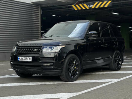 Черный Ленд Ровер Рендж Ровер, объемом двигателя 4.4 л и пробегом 218 тыс. км за 36000 $, фото 1 на Automoto.ua