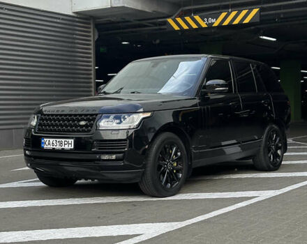 Черный Ленд Ровер Рендж Ровер, объемом двигателя 4.4 л и пробегом 218 тыс. км за 36000 $, фото 1 на Automoto.ua