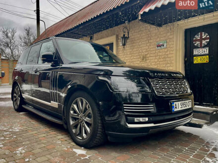 Черный Ленд Ровер Рендж Ровер, объемом двигателя 5 л и пробегом 220 тыс. км за 31200 $, фото 1 на Automoto.ua