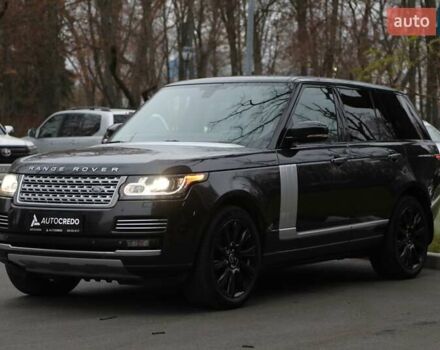 Черный Ленд Ровер Рендж Ровер, объемом двигателя 5 л и пробегом 126 тыс. км за 40000 $, фото 1 на Automoto.ua