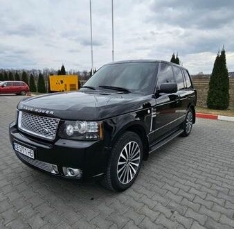Черный Ленд Ровер Рендж Ровер, объемом двигателя 4.37 л и пробегом 282 тыс. км за 21777 $, фото 1 на Automoto.ua