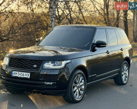 Черный Ленд Ровер Рендж Ровер, объемом двигателя 4.39 л и пробегом 200 тыс. км за 38900 $, фото 1 на Automoto.ua