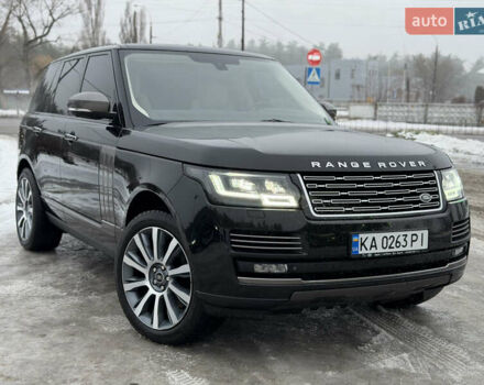 Черный Ленд Ровер Рендж Ровер, объемом двигателя 5 л и пробегом 120 тыс. км за 36500 $, фото 1 на Automoto.ua