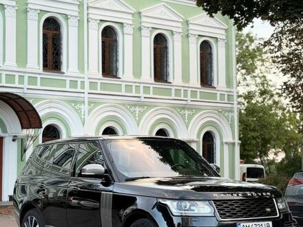 Черный Ленд Ровер Рендж Ровер, объемом двигателя 5 л и пробегом 186 тыс. км за 27650 $, фото 1 на Automoto.ua