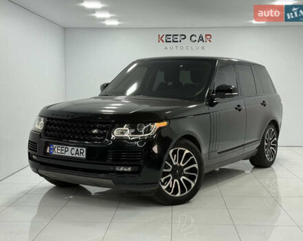 Черный Ленд Ровер Рендж Ровер, объемом двигателя 4.37 л и пробегом 216 тыс. км за 27500 $, фото 1 на Automoto.ua