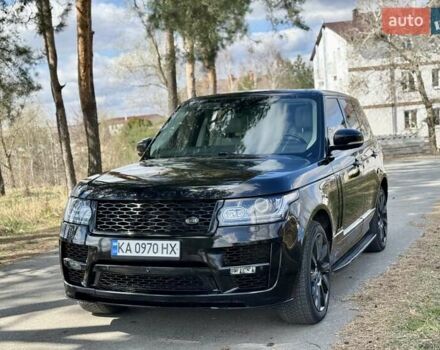 Чорний Ленд Ровер Рендж Ровер, об'ємом двигуна 5 л та пробігом 200 тис. км за 27999 $, фото 1 на Automoto.ua