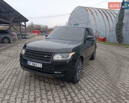 Черный Ленд Ровер Рендж Ровер, объемом двигателя 4.37 л и пробегом 214 тыс. км за 34500 $, фото 1 на Automoto.ua