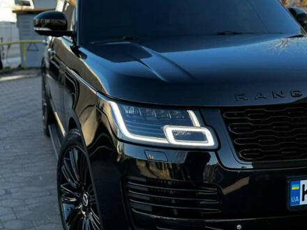 Черный Ленд Ровер Рендж Ровер, объемом двигателя 4.37 л и пробегом 227 тыс. км за 40000 $, фото 1 на Automoto.ua