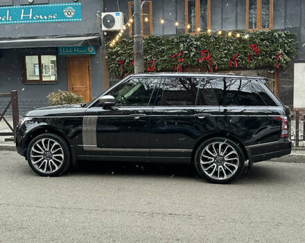 Черный Ленд Ровер Рендж Ровер, объемом двигателя 4.37 л и пробегом 220 тыс. км за 37500 $, фото 1 на Automoto.ua