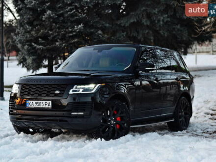 Черный Ленд Ровер Рендж Ровер, объемом двигателя 5 л и пробегом 206 тыс. км за 27800 $, фото 1 на Automoto.ua