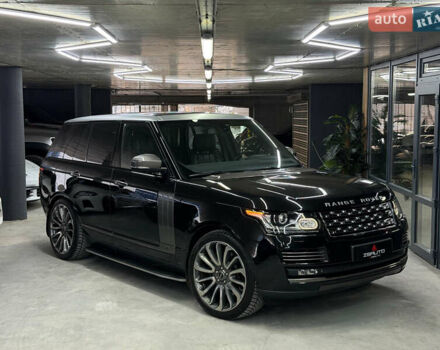 Черный Ленд Ровер Рендж Ровер, объемом двигателя 5 л и пробегом 150 тыс. км за 37500 $, фото 1 на Automoto.ua