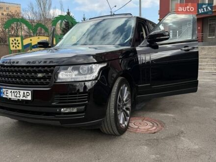 Чорний Ленд Ровер Рендж Ровер, об'ємом двигуна 5 л та пробігом 229 тис. км за 36999 $, фото 1 на Automoto.ua