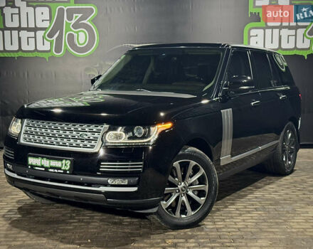 Черный Ленд Ровер Рендж Ровер, объемом двигателя 4.37 л и пробегом 246 тыс. км за 32299 $, фото 1 на Automoto.ua
