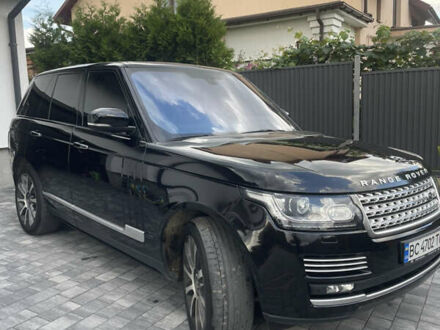 Черный Ленд Ровер Рендж Ровер, объемом двигателя 4.37 л и пробегом 210 тыс. км за 39999 $, фото 1 на Automoto.ua