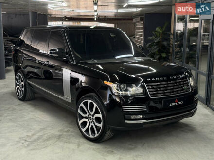 Черный Ленд Ровер Рендж Ровер, объемом двигателя 4.37 л и пробегом 183 тыс. км за 38500 $, фото 1 на Automoto.ua