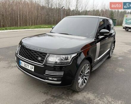Черный Ленд Ровер Рендж Ровер, объемом двигателя 4.37 л и пробегом 106 тыс. км за 43500 $, фото 1 на Automoto.ua