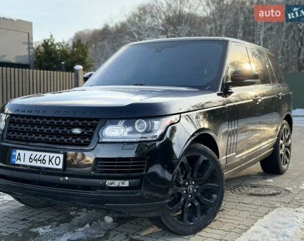 Черный Ленд Ровер Рендж Ровер, объемом двигателя 3 л и пробегом 110 тыс. км за 31500 $, фото 1 на Automoto.ua