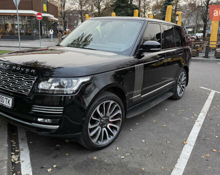 Черный Ленд Ровер Рендж Ровер, объемом двигателя 4.37 л и пробегом 230 тыс. км за 40000 $, фото 1 на Automoto.ua