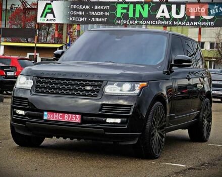 Черный Ленд Ровер Рендж Ровер, объемом двигателя 3 л и пробегом 124 тыс. км за 35000 $, фото 1 на Automoto.ua