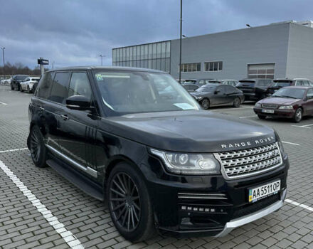 Черный Ленд Ровер Рендж Ровер, объемом двигателя 4.37 л и пробегом 214 тыс. км за 32000 $, фото 1 на Automoto.ua