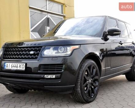 Черный Ленд Ровер Рендж Ровер, объемом двигателя 3 л и пробегом 110 тыс. км за 29500 $, фото 1 на Automoto.ua