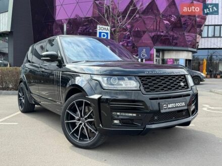 Чорний Ленд Ровер Рендж Ровер, об'ємом двигуна 5 л та пробігом 140 тис. км за 35990 $, фото 1 на Automoto.ua