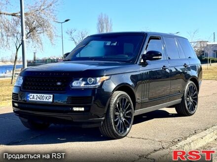 Черный Ленд Ровер Рендж Ровер, объемом двигателя 5 л и пробегом 200 тыс. км за 37000 $, фото 1 на Automoto.ua