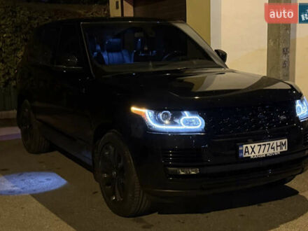 Черный Ленд Ровер Рендж Ровер, объемом двигателя 5 л и пробегом 79 тыс. км за 45000 $, фото 1 на Automoto.ua