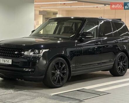 Черный Ленд Ровер Рендж Ровер, объемом двигателя 4.37 л и пробегом 180 тыс. км за 44000 $, фото 1 на Automoto.ua