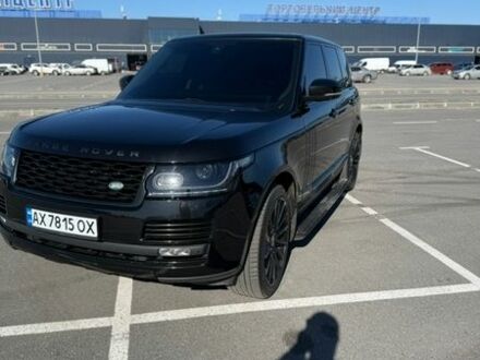 Черный Ленд Ровер Рендж Ровер, объемом двигателя 4.37 л и пробегом 205 тыс. км за 34999 $, фото 1 на Automoto.ua
