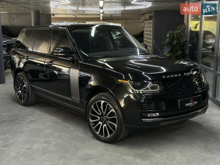 Черный Ленд Ровер Рендж Ровер, объемом двигателя 4.37 л и пробегом 187 тыс. км за 38500 $, фото 1 на Automoto.ua