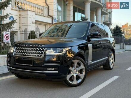 Черный Ленд Ровер Рендж Ровер, объемом двигателя 5 л и пробегом 140 тыс. км за 42000 $, фото 1 на Automoto.ua