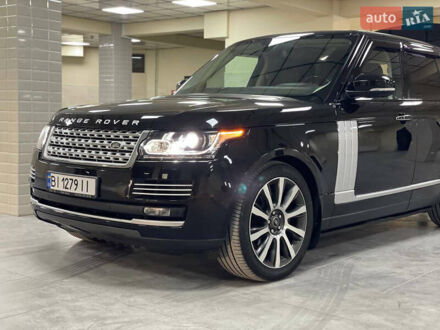 Черный Ленд Ровер Рендж Ровер, объемом двигателя 4.37 л и пробегом 146 тыс. км за 45100 $, фото 1 на Automoto.ua