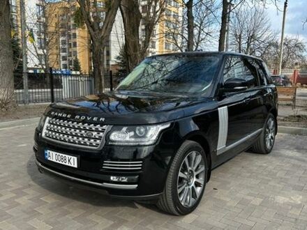 Черный Ленд Ровер Рендж Ровер, объемом двигателя 4.37 л и пробегом 160 тыс. км за 49500 $, фото 1 на Automoto.ua