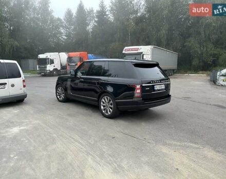 Черный Ленд Ровер Рендж Ровер, объемом двигателя 4.37 л и пробегом 120 тыс. км за 69000 $, фото 1 на Automoto.ua