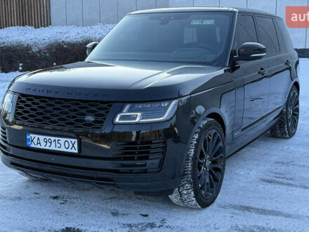 Черный Ленд Ровер Рендж Ровер, объемом двигателя 5 л и пробегом 104 тыс. км за 55900 $, фото 1 на Automoto.ua