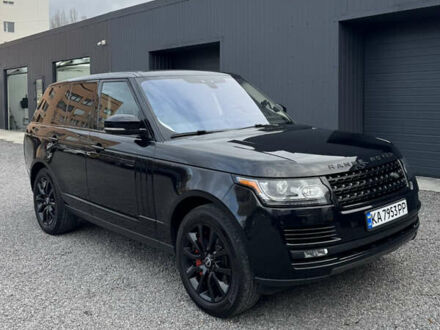 Черный Ленд Ровер Рендж Ровер, объемом двигателя 3 л и пробегом 202 тыс. км за 35000 $, фото 1 на Automoto.ua