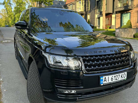 Ленд Ровер Рендж Ровер 2017 в Ирпене на Automoto.ua Черный Ленд Ровер Рендж Ровер, объемом двигателя 4.37 л и пробегом 128 тыс. км за 55000 $, фото 1 на Automoto.ua